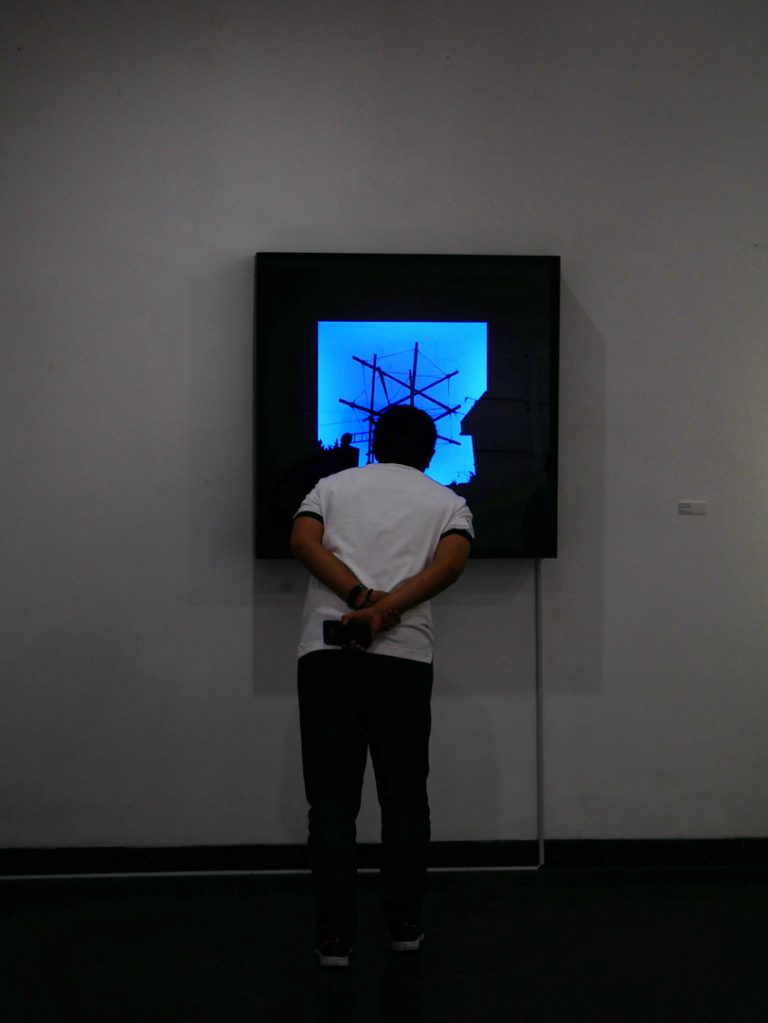 Exhibition view of Frog Eye on Untitled #1